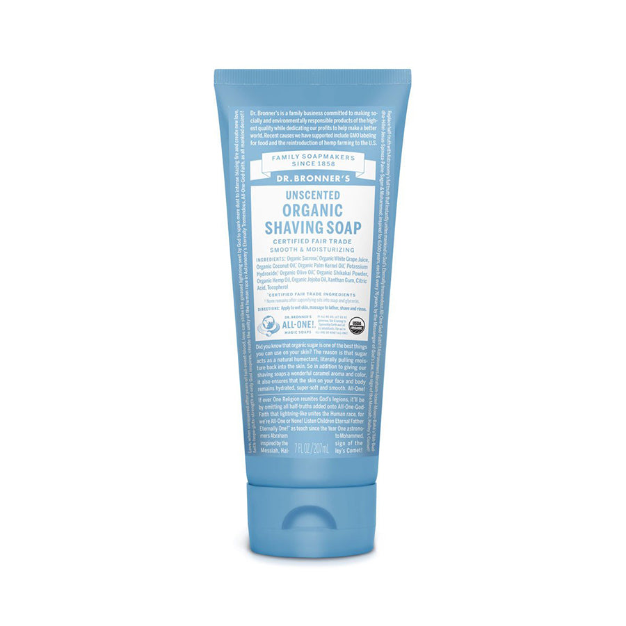 Dr. Bronner's Shaving Soap Baby Unscented