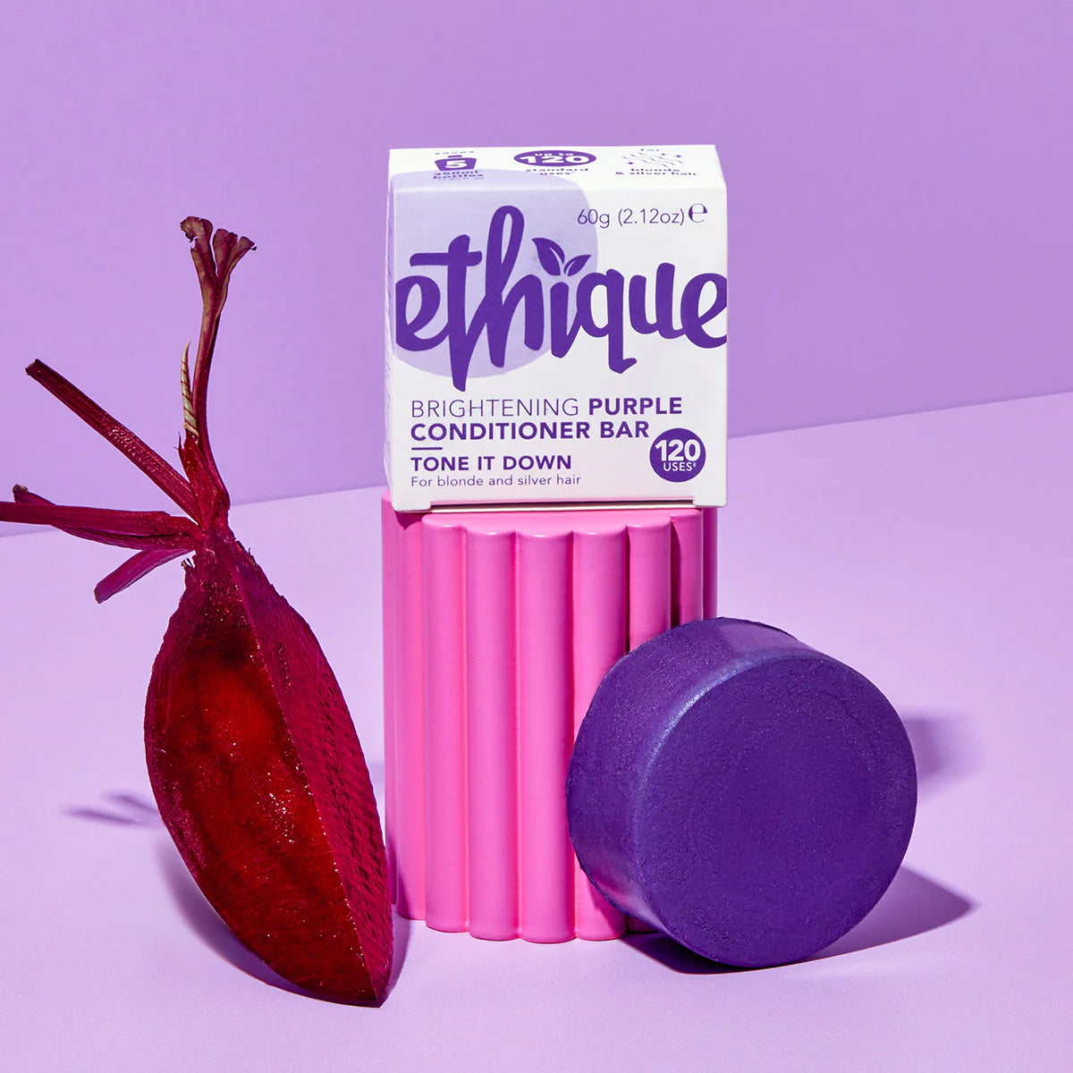 Ethique Solid Conditioner Bar Tone It Down for Blondes & silver foxes-The Living Co.