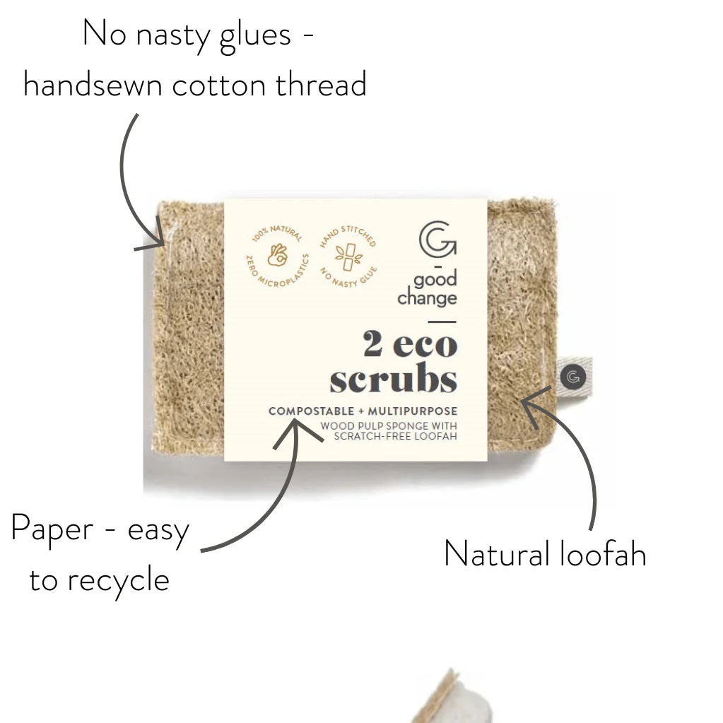 Good Change Store Eco Scrubs - 2 Pack