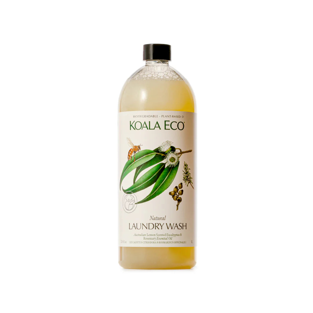 Koala Eco Laundry Liquid Lemon Scented, Eucalyptus & Rosemary 1L