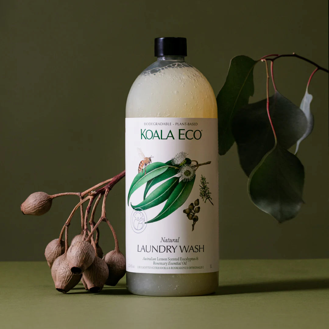 Koala Eco Laundry Liquid Lemon Scented, Eucalyptus & Rosemary 1L