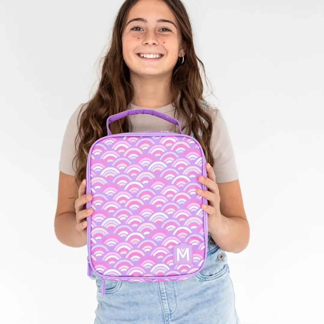 Montiico Insulated Lunch Bag Rainbow Roller - Large