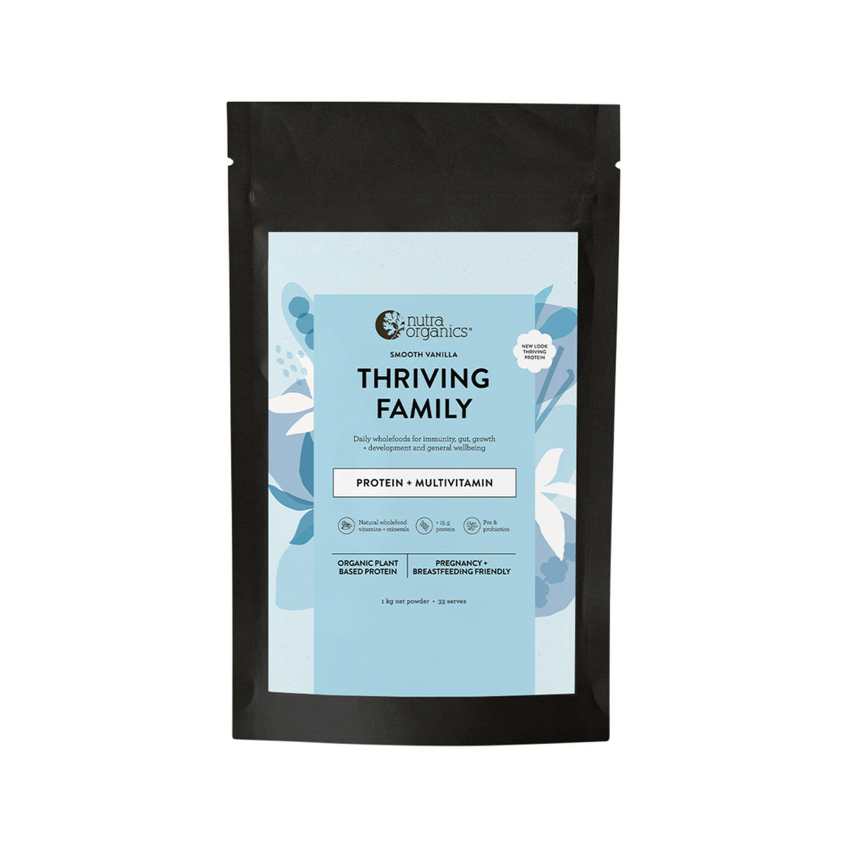 Nutra Organics Thriving Family Smooth Vanilla