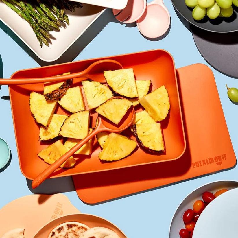 Put a lid on it serving platter — the rectangle