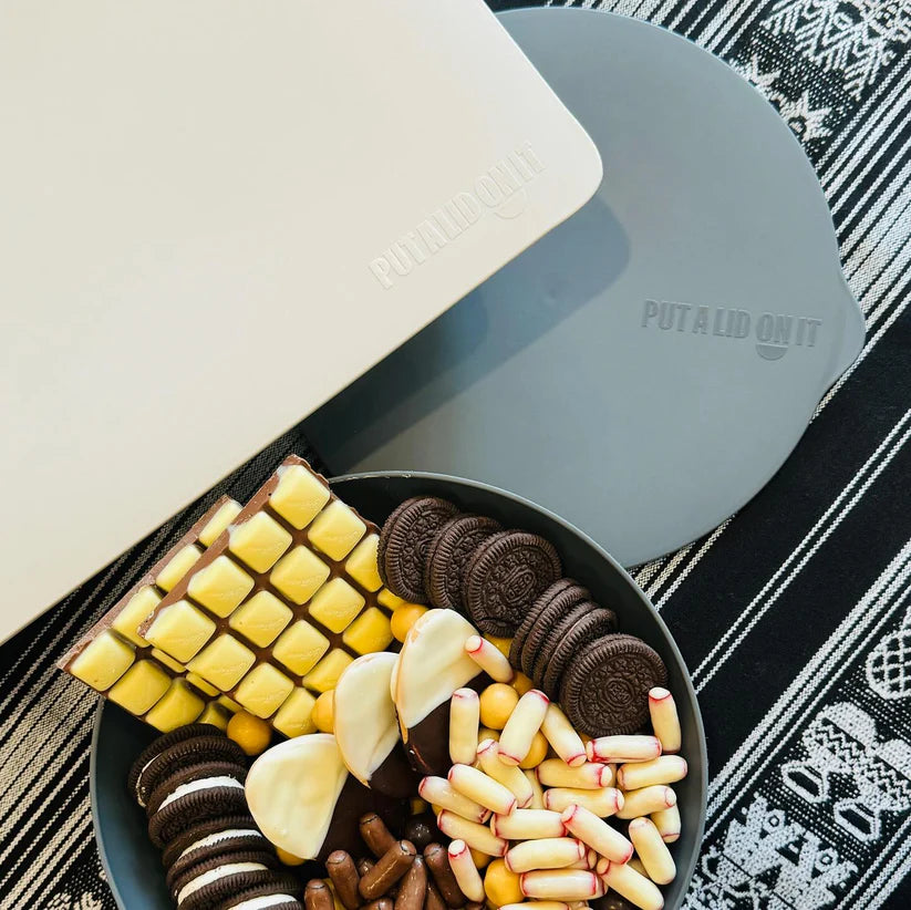 Put a lid on it serving bowl — large