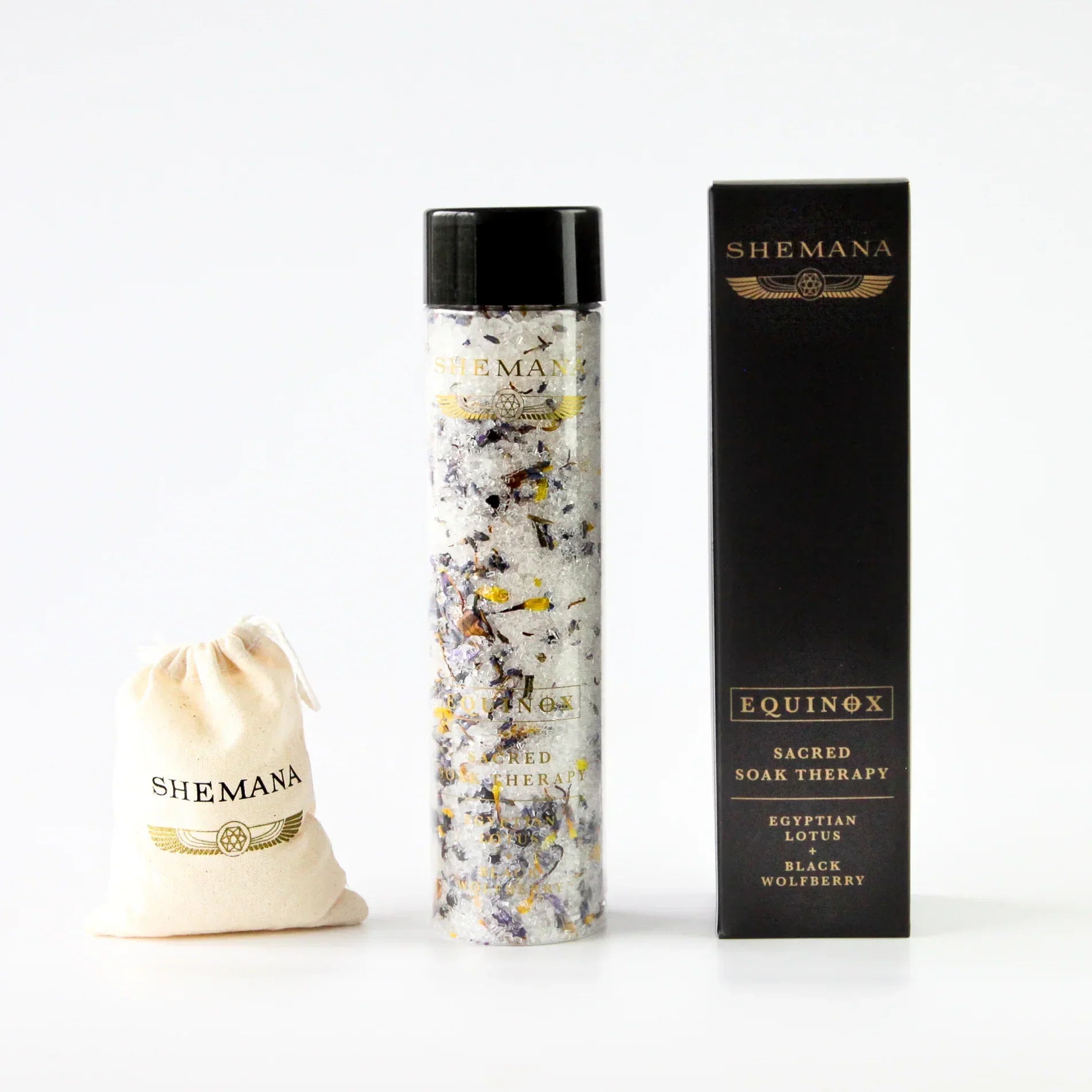 Shemana Equinox Egyptian Lotus & Black Wolfberries Bath Salts