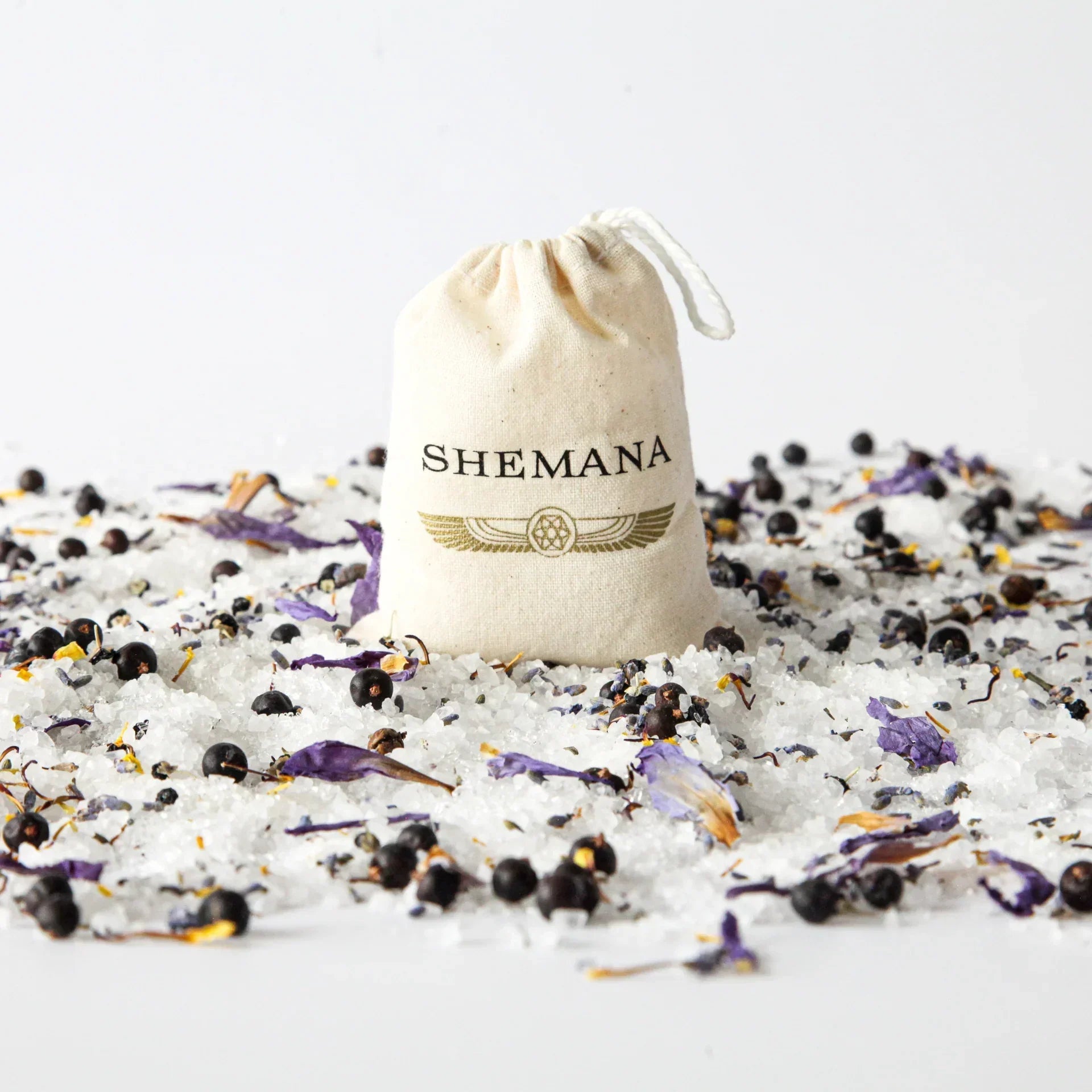 Shemana Equinox Egyptian Lotus & Black Wolfberries Bath Salts