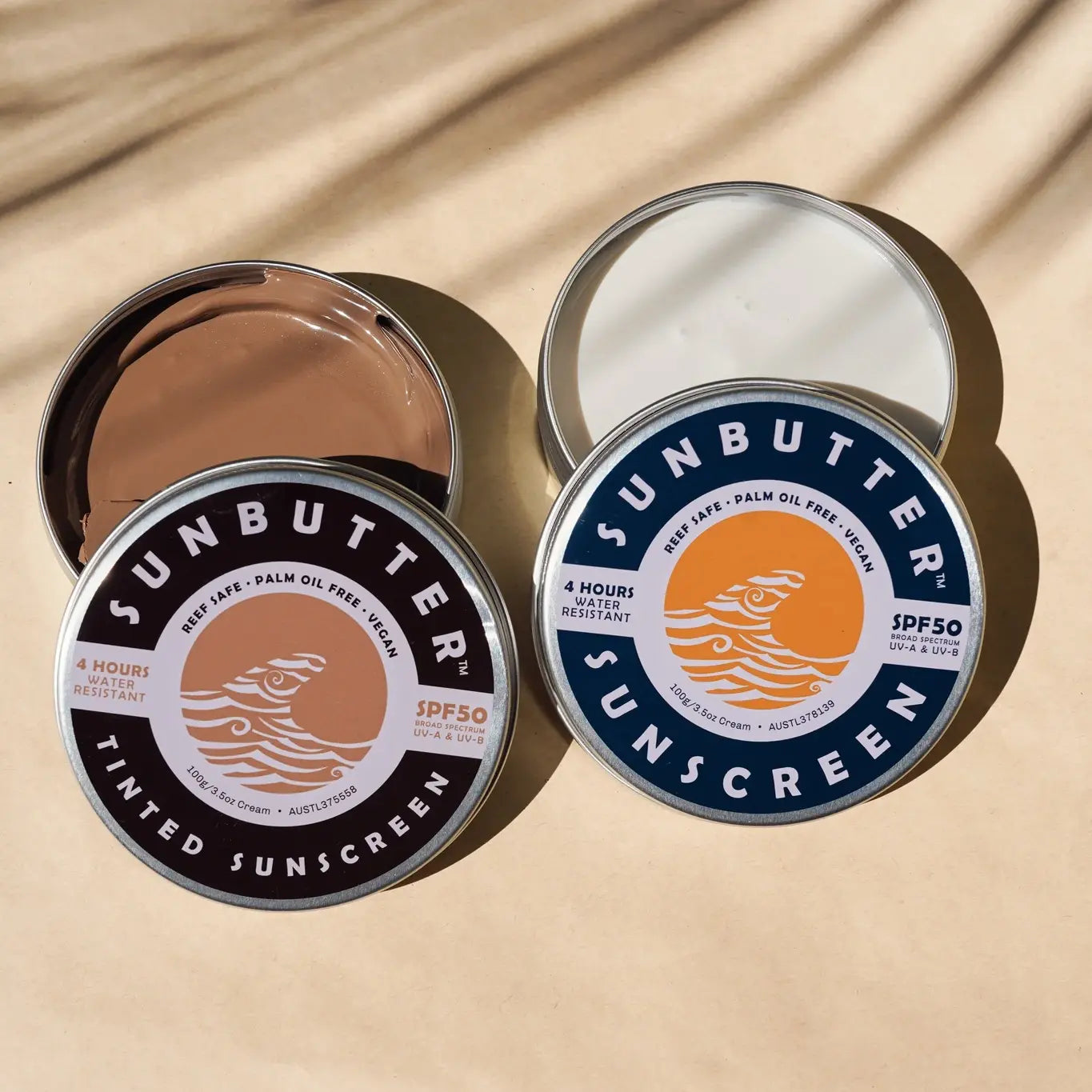 Sunbutter Suncare Tinted Sunscreen SPF 50 Tin 100g