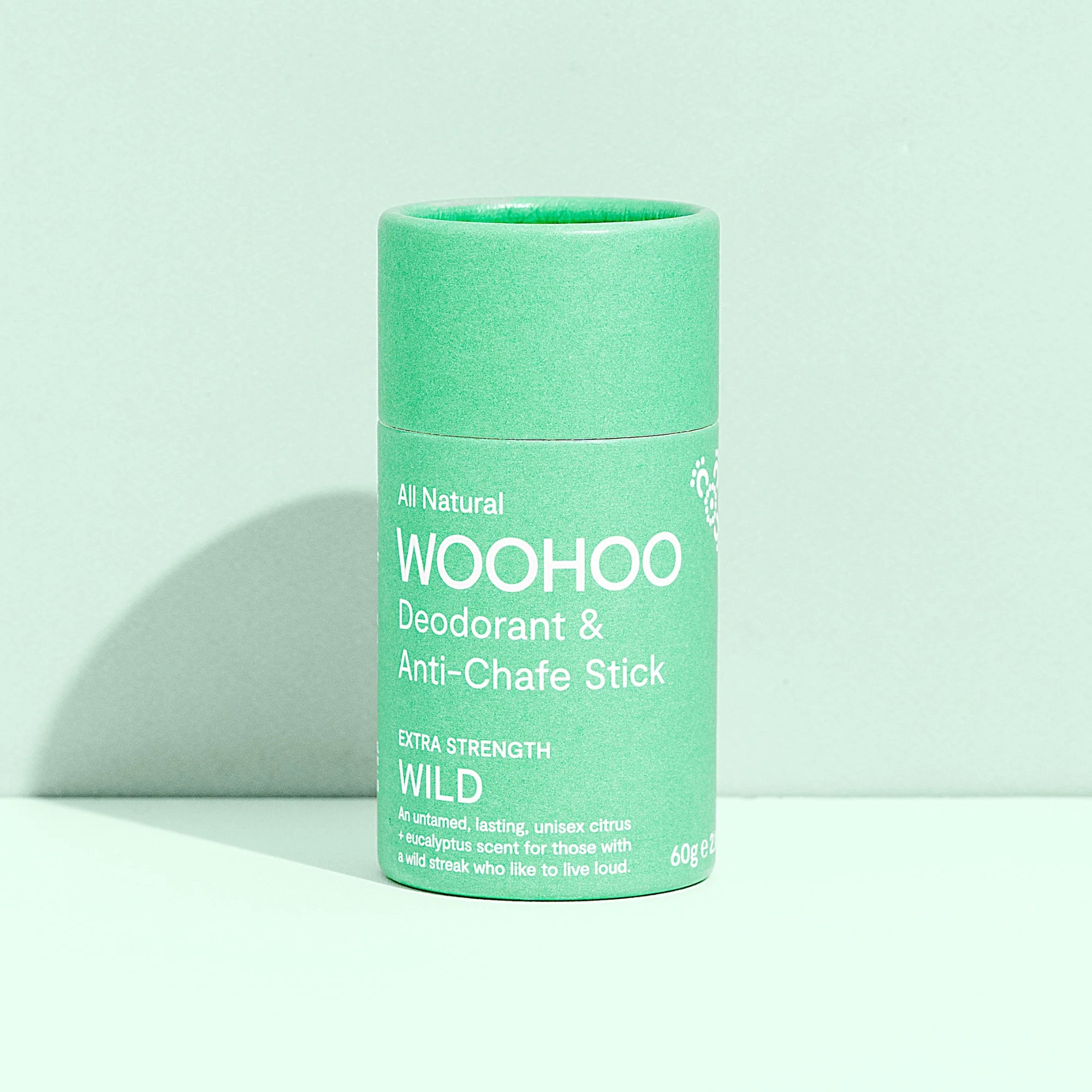 Woohoo Natural Deodorant & Anti-Chafe Stick (Wild)