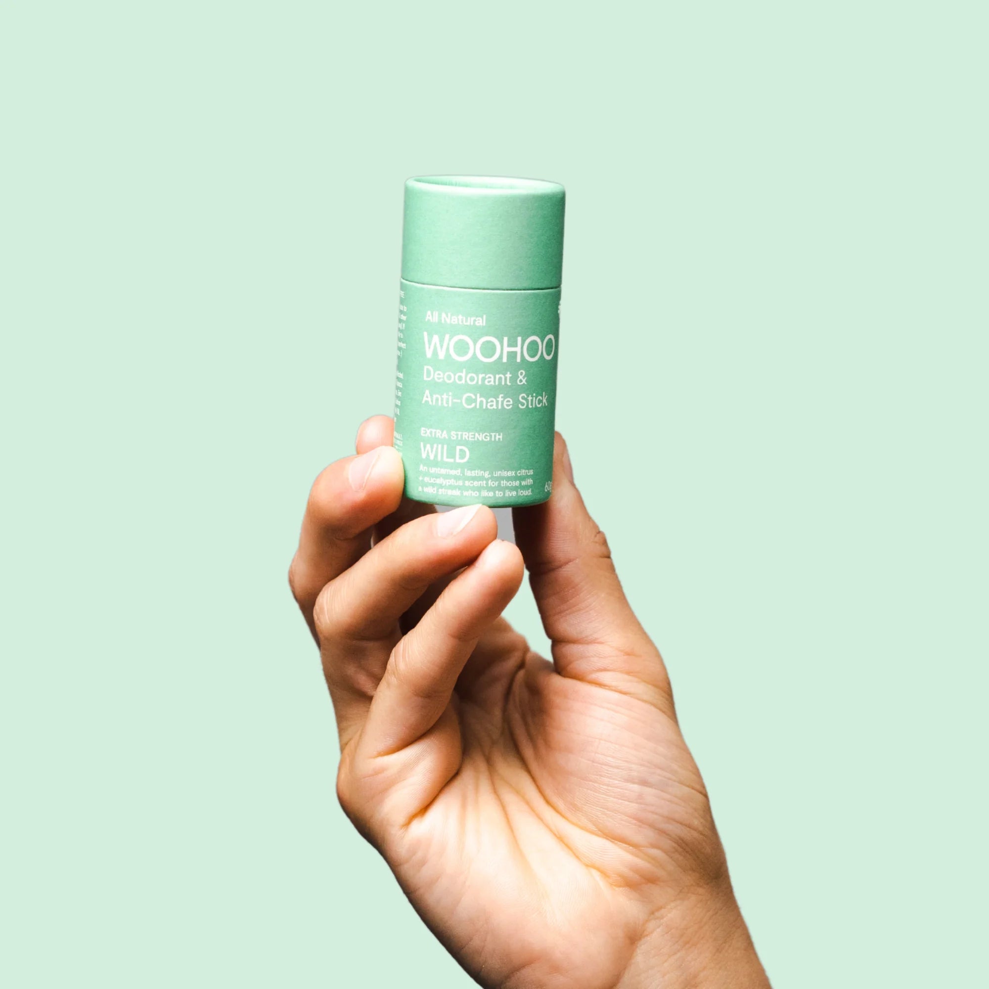 Woohoo Natural Deodorant & Anti-Chafe Stick (Wild)