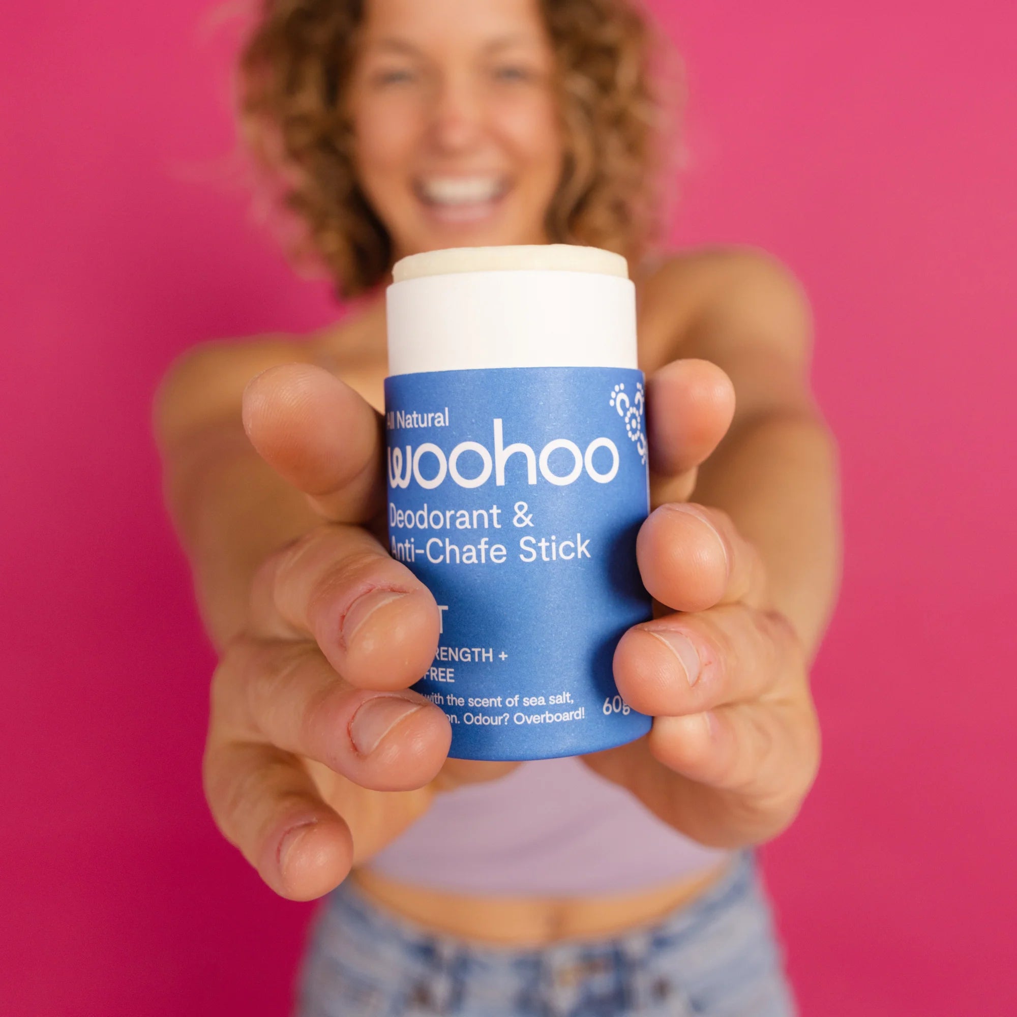 Woohoo Natural Deodorant & Anti-Chafe Stick Drift