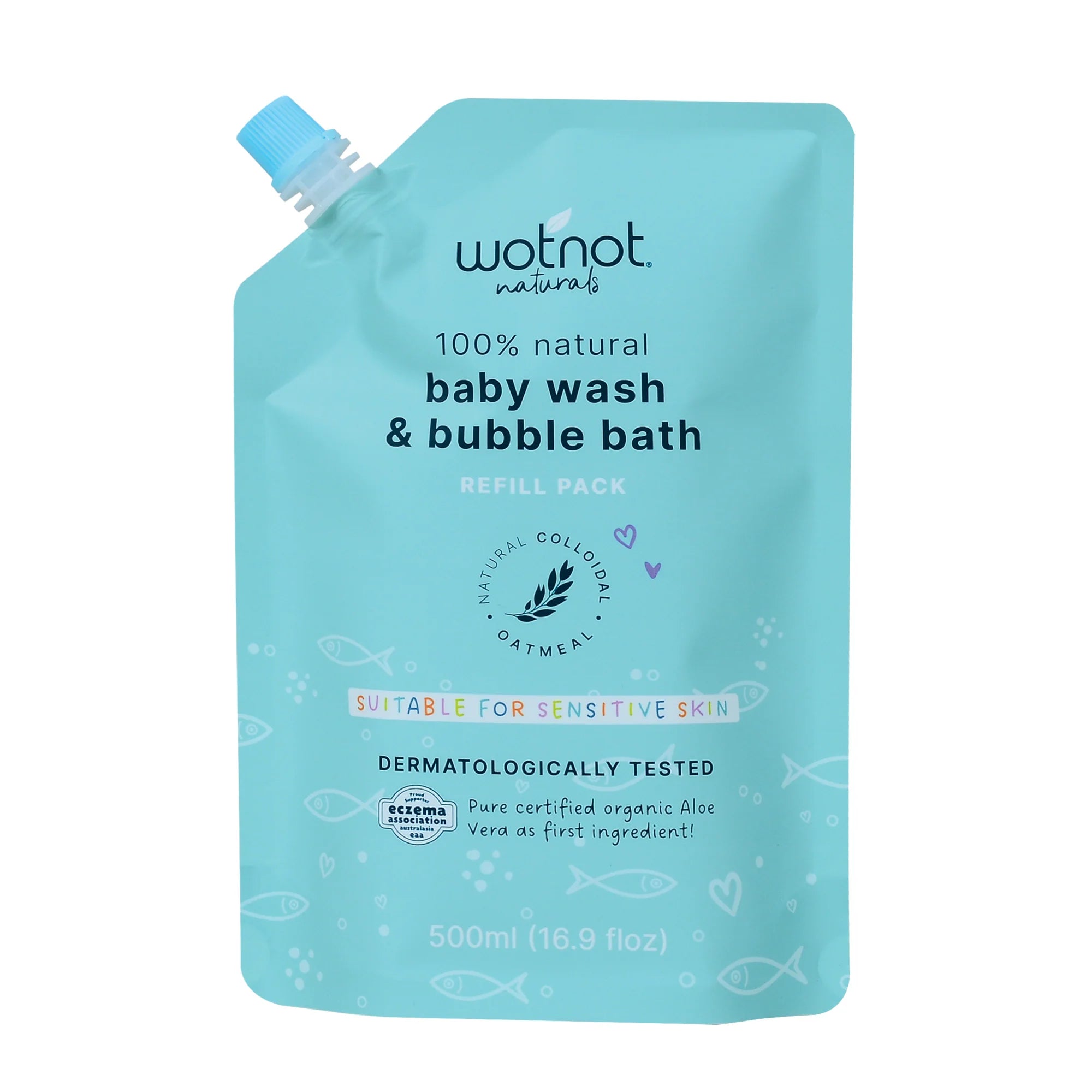 Wotnot Baby Wash & Bubble Bath Refill 500mls