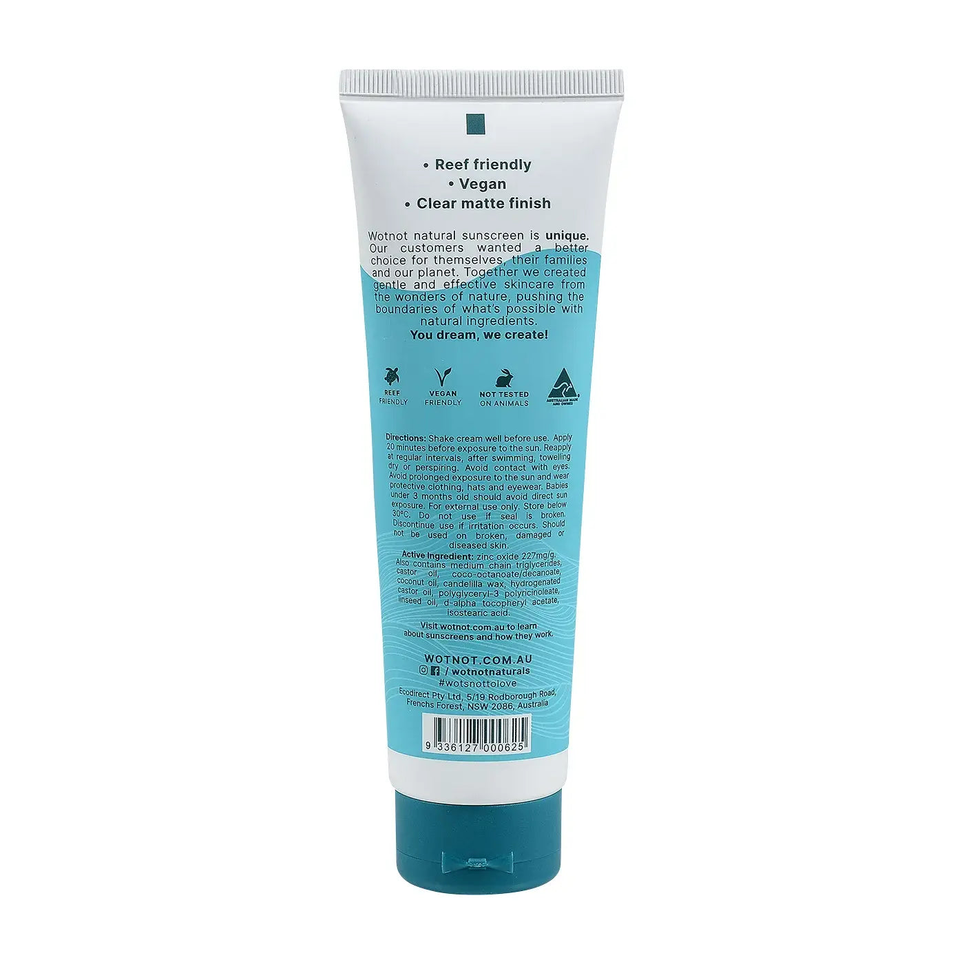 Wotnot Natural Sunscreen SPF 50+