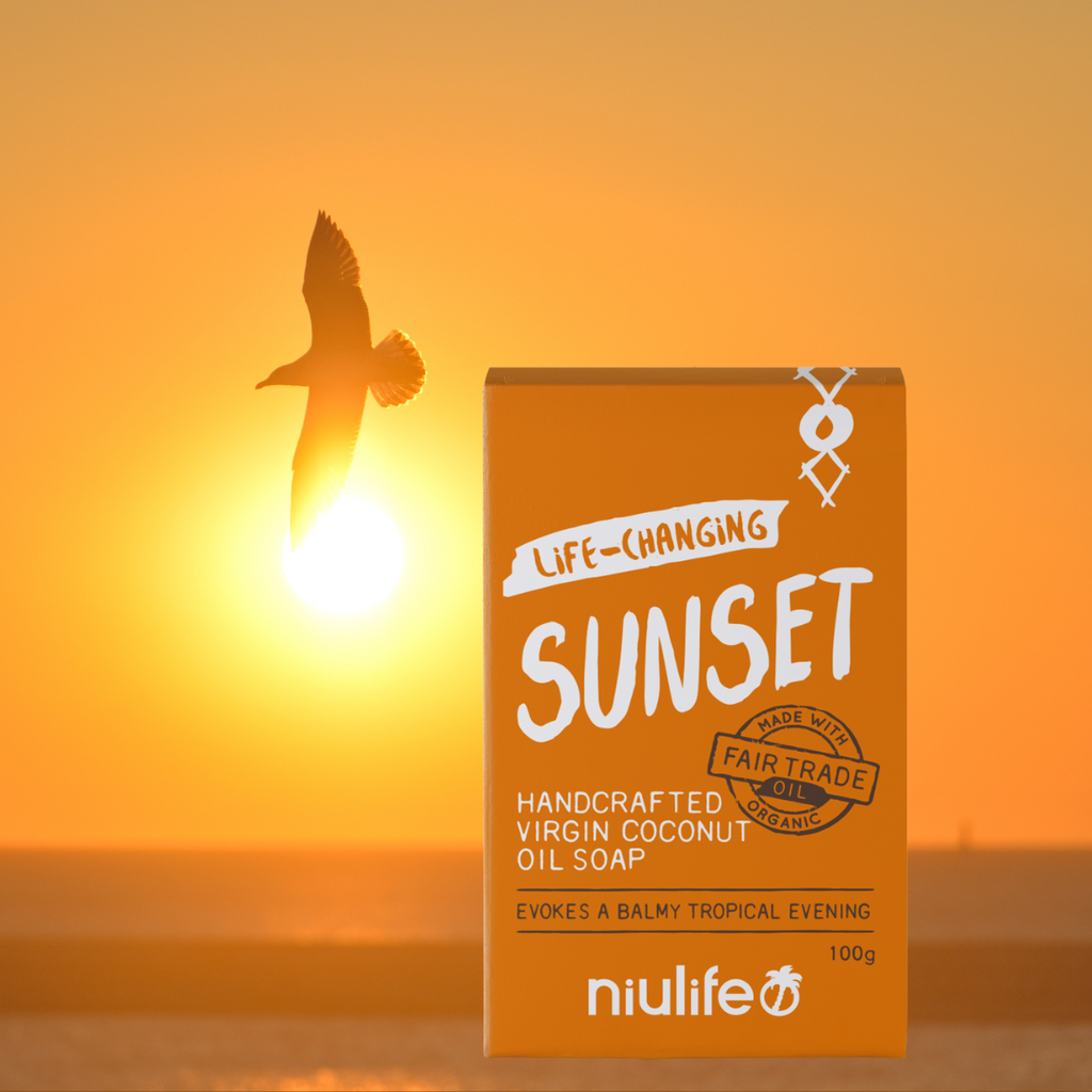 Niulife Coconut Oil Soap Sunset