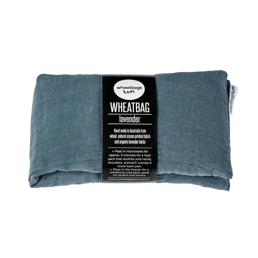 Wheatbag Luxe Linen - Slate Lavender Scented