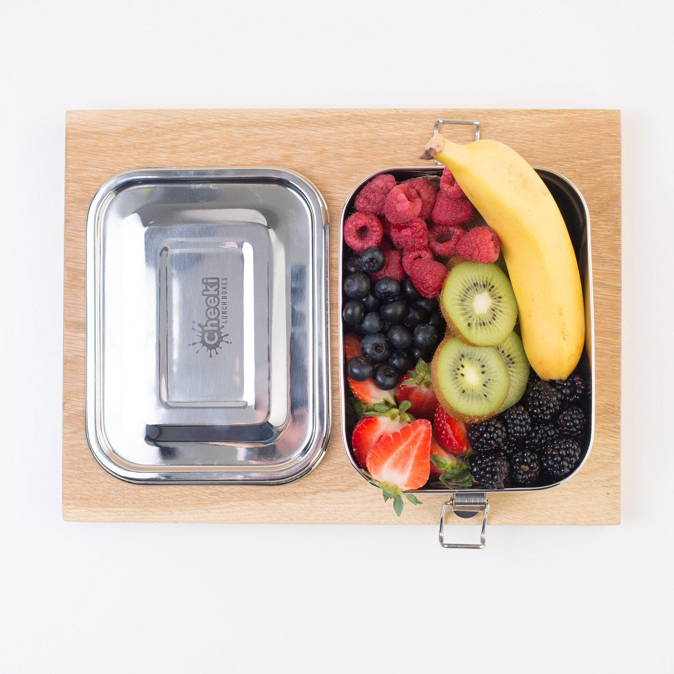 Cheeki Stainless Steel Lunch Box Everyday 800ml-The Living Co.