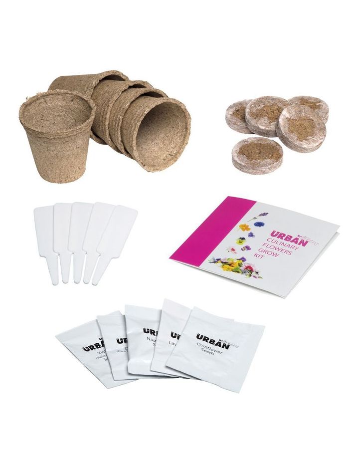 Urban Greens Grow Kit Culinary Flowers 10x10cm