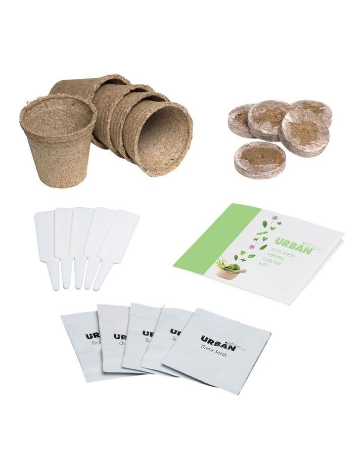 Urban Greens Grow Kit Kitchen Herbs 10x10cm