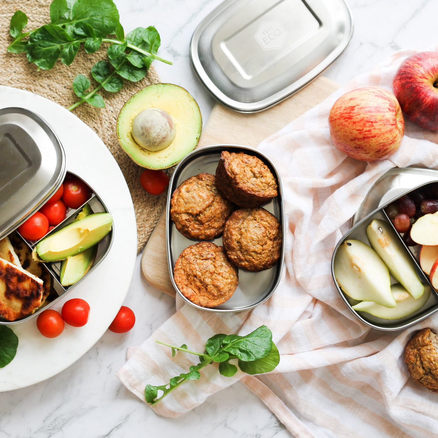 Ever Eco Stainless Steel Bento Snack Box 1 Compartment
