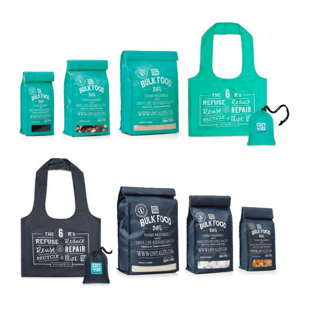 Onya Reusable Bulk Food Bag Set-The Living Co.