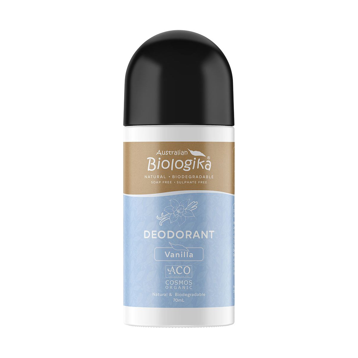 Biologika Roll-on Deodorant Vanilla 70ml-The Living Co.