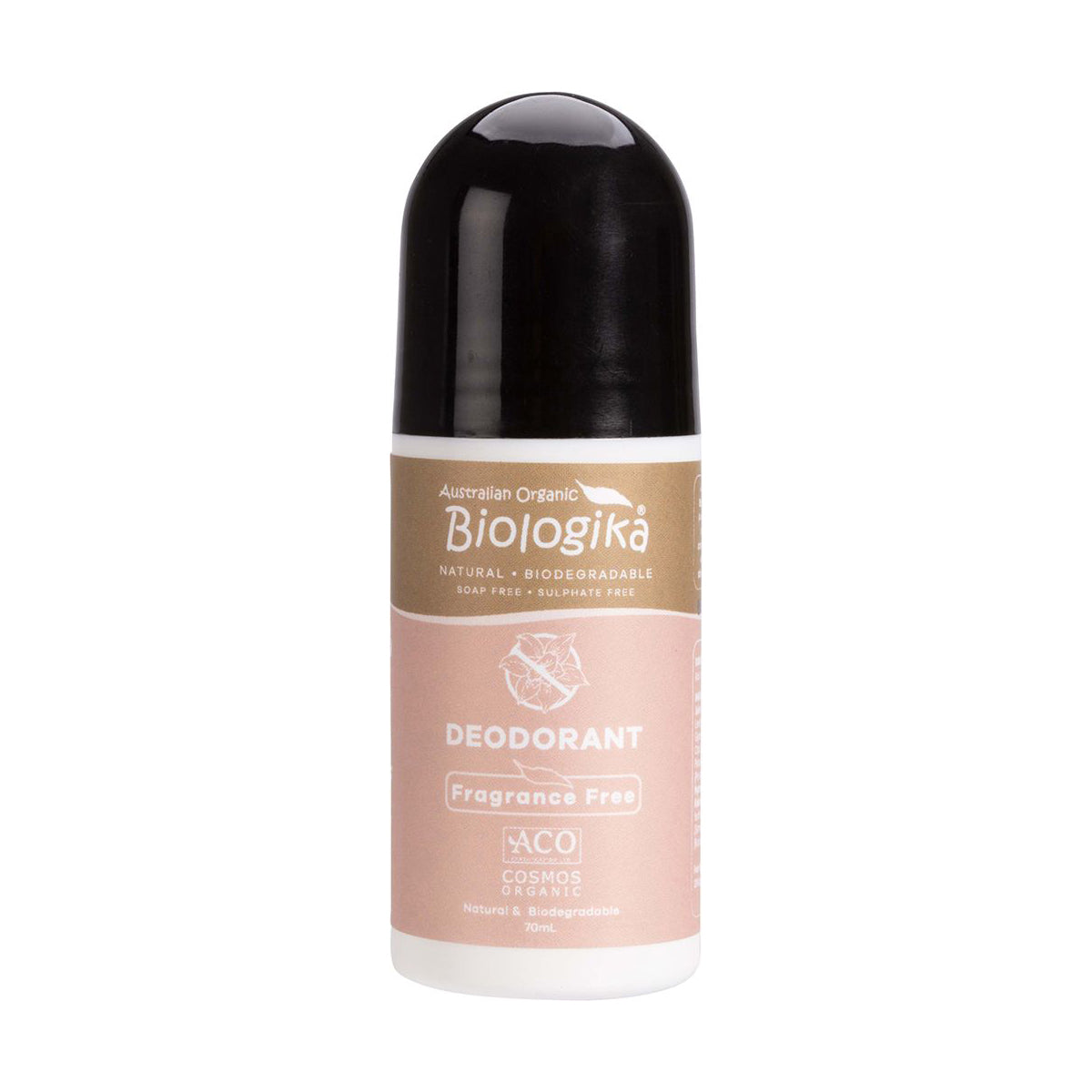 Biologika Roll-on Deodorant Fragrance Free 70ml-The Living Co.