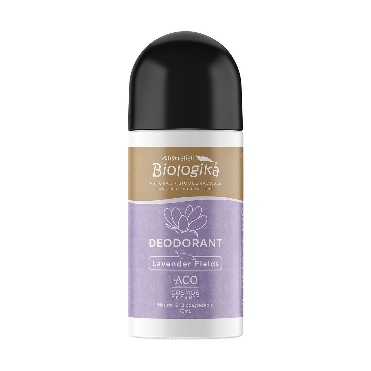 Biologika Roll-on Deodorant Lavender Fields 70ml-The Living Co.