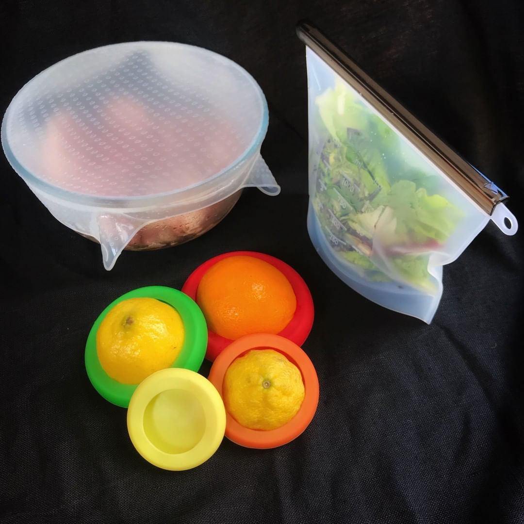 Little Mashies Reusable Leftover Lids Pack Of 4-The Living Co.