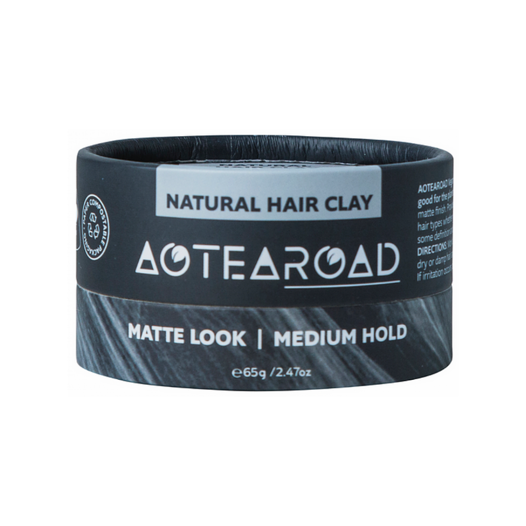 Aotearoad Medium Hold Hair Clay-The Living Co.