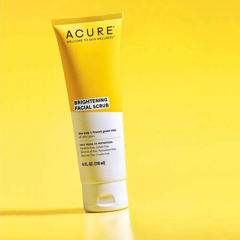 Acure Brightening Facial Scrub-The Living Co.