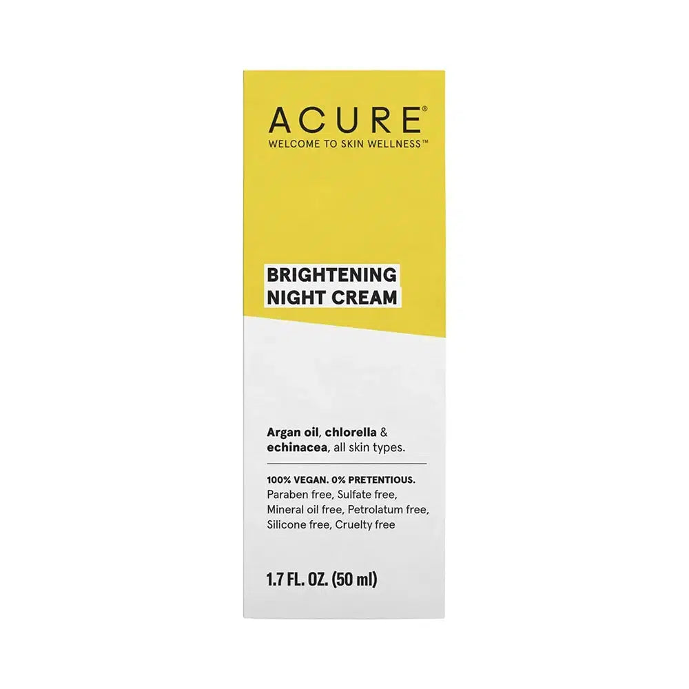 Acure Brightening Night Cream-The Living Co.