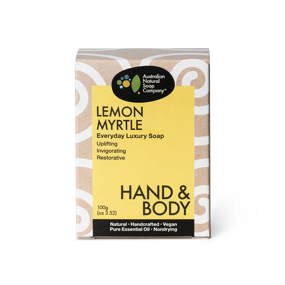 Australian Natural Soap Company Lemon Myrtle Soap-The Living Co.