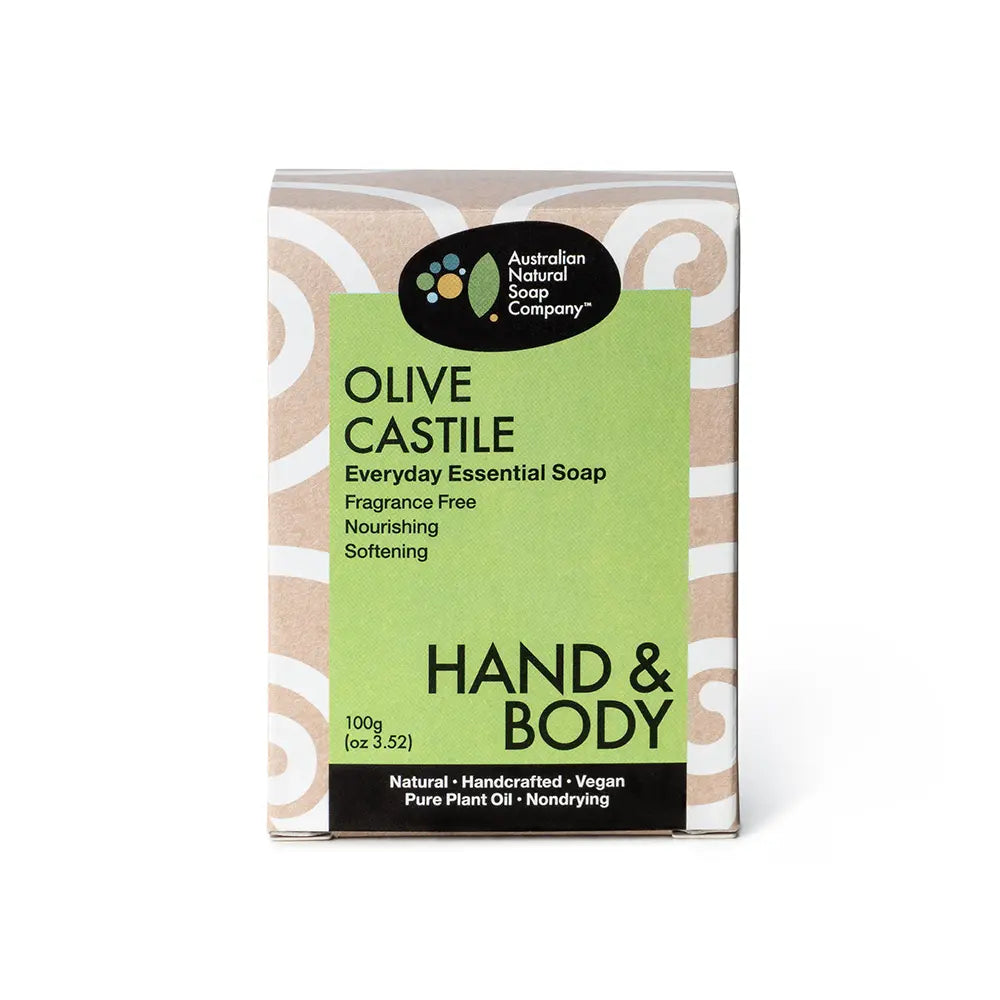 Australian Natural Soap Company Olive Castile Soap-The Living Co.