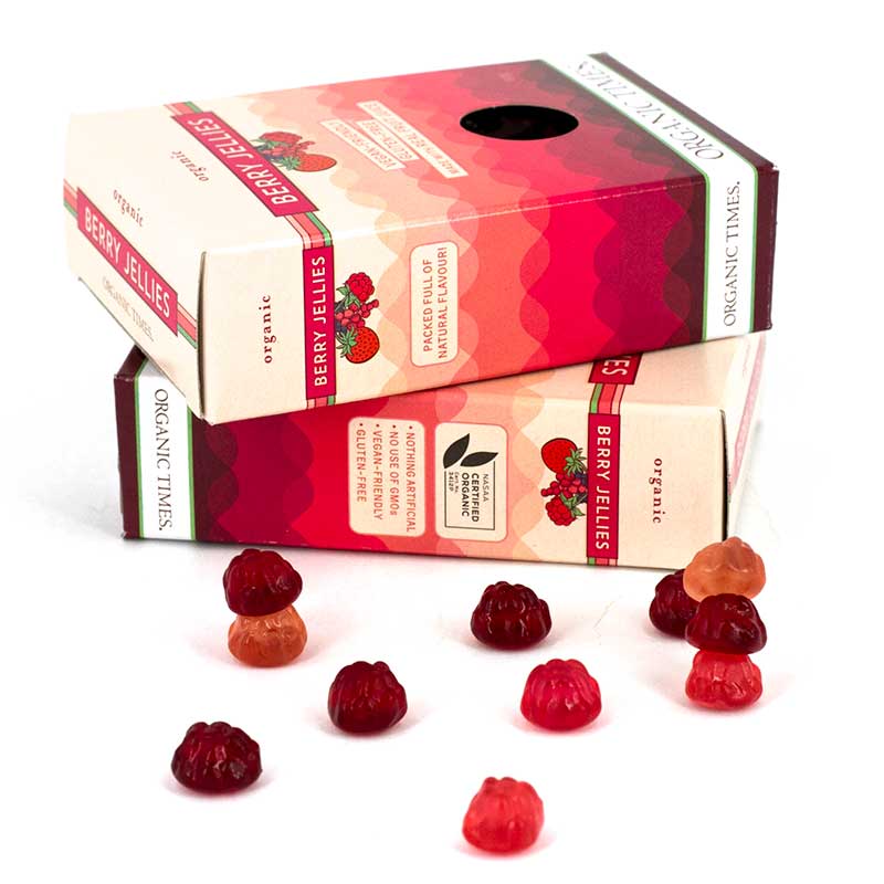 Organic Times Berry Jellies 80g-The Living Co.