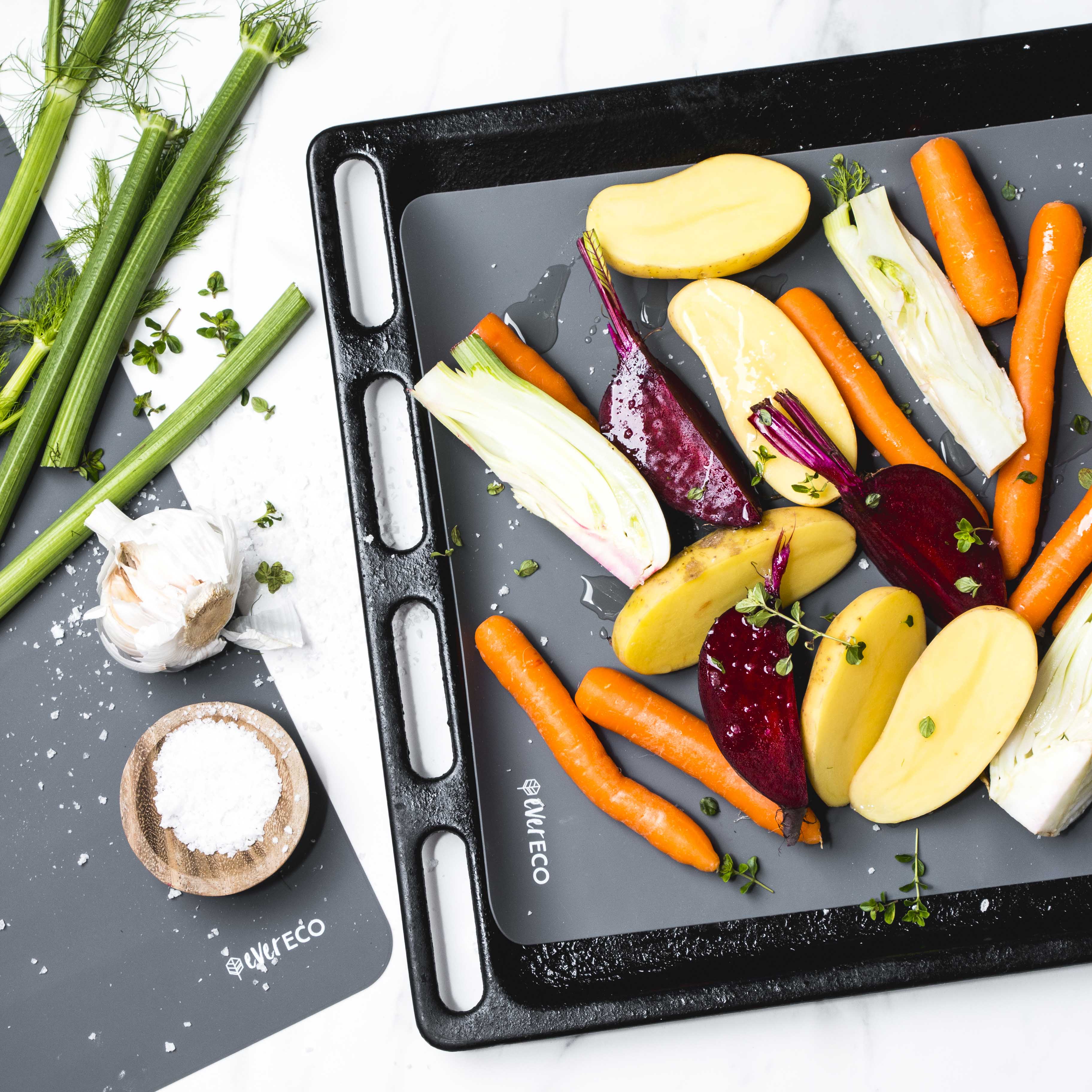 Ever Eco Reusable Silicone Baking Mats Set of 2 - 30 x 40cm