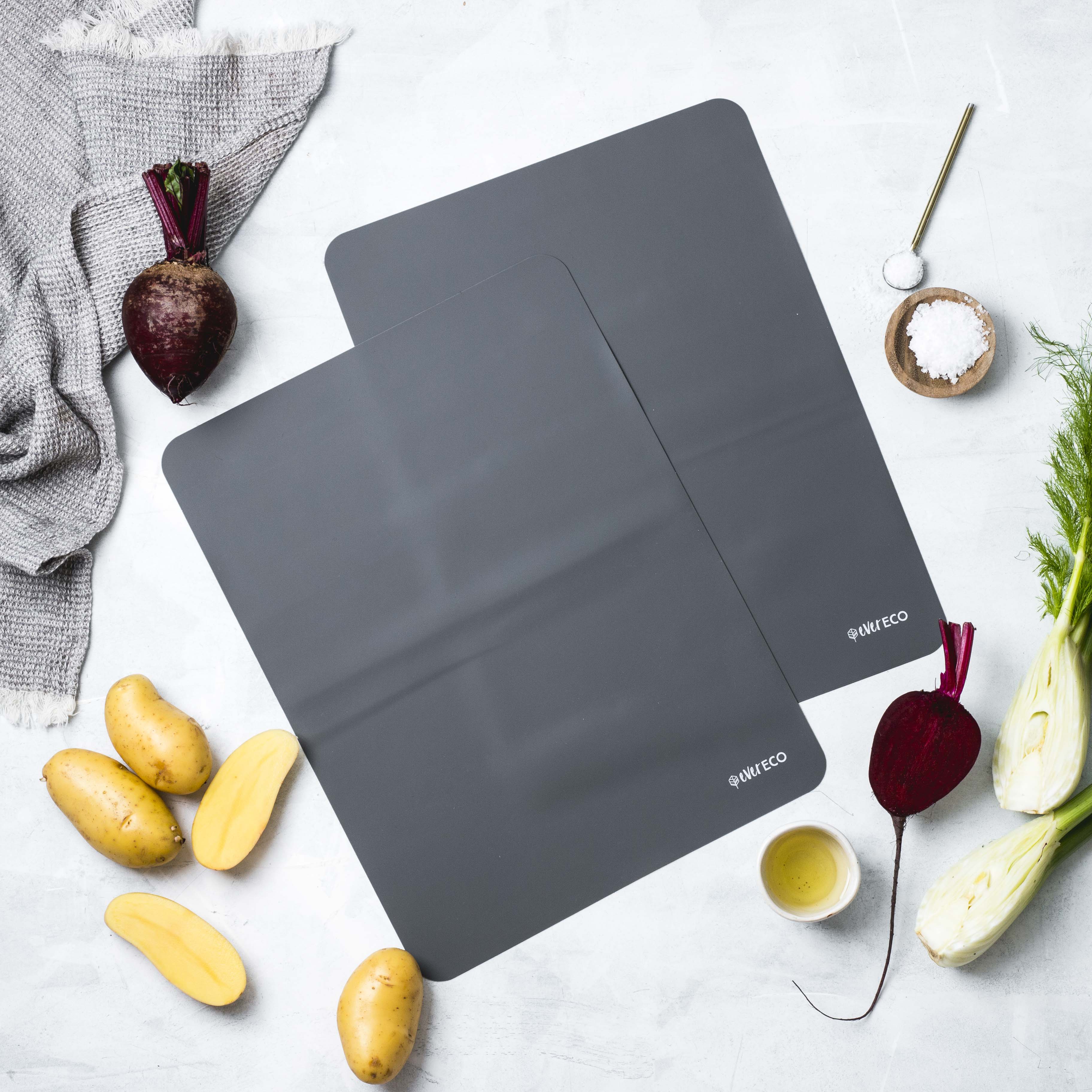 Ever Eco Reusable Silicone Baking Mats Set of 2 - 30 x 40cm