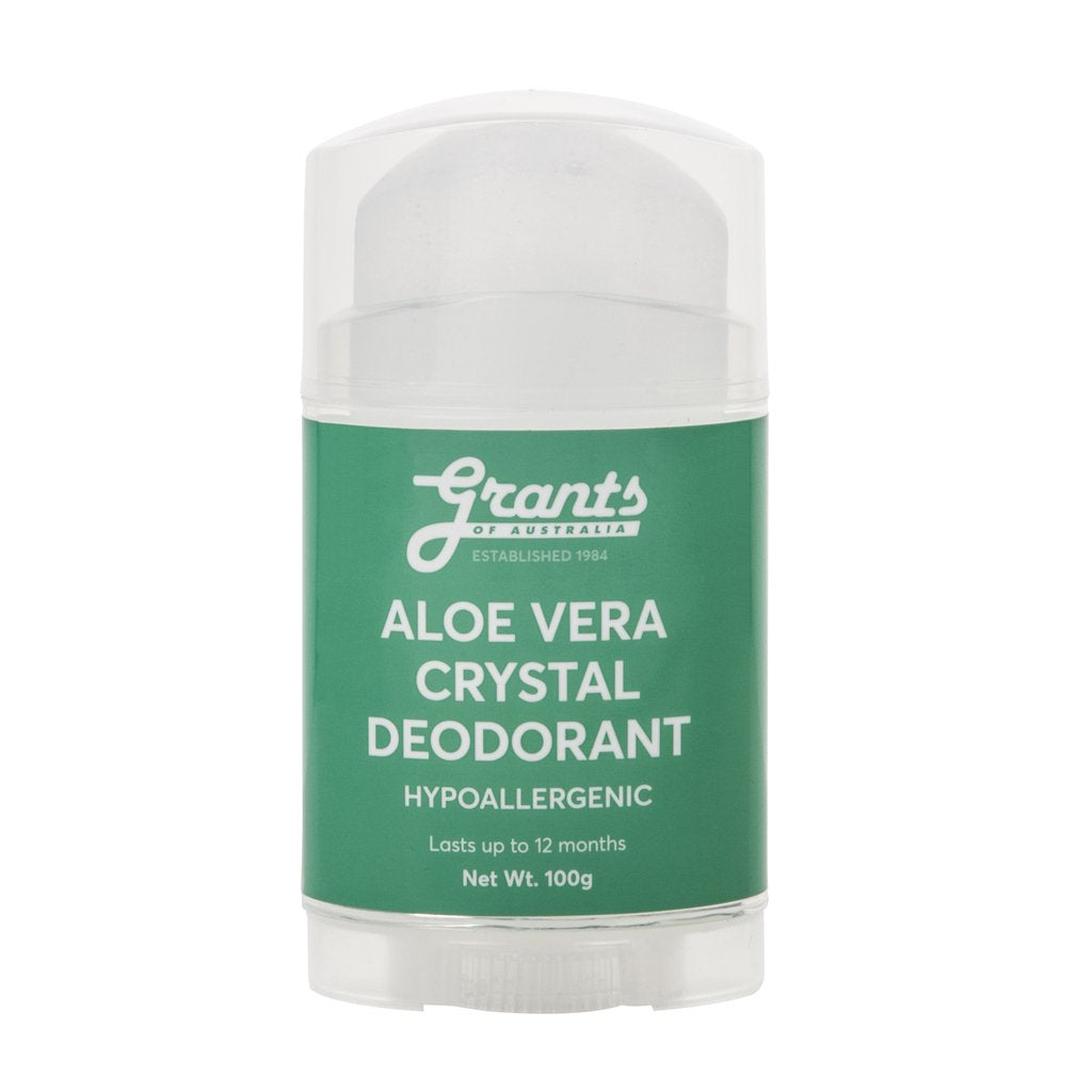 Grants Natural Crystal Deodorant Aloe Vera 100g