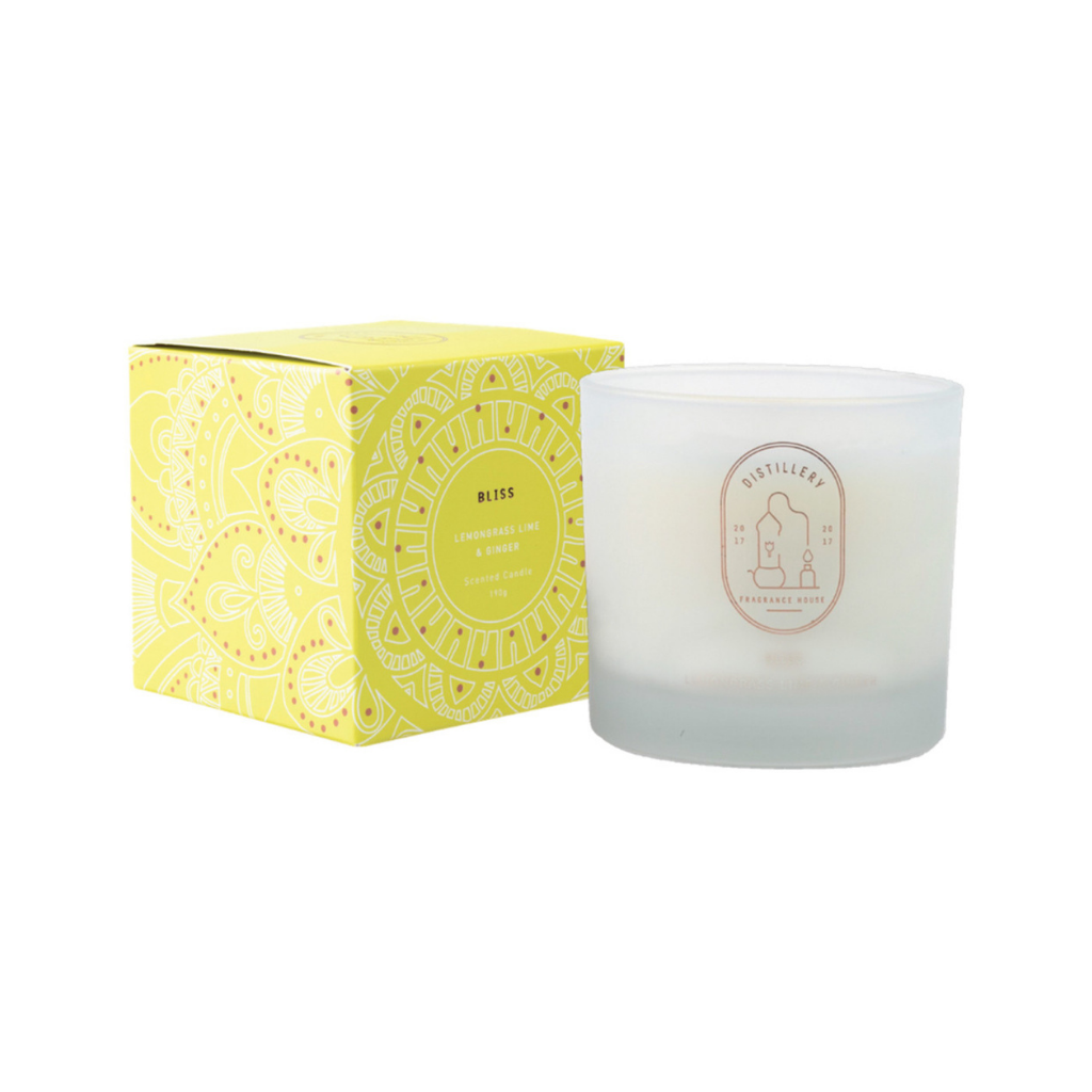 Distillery Fragrance House Soy Candle Bliss (Lemongrass Lime & Ginger) 190g