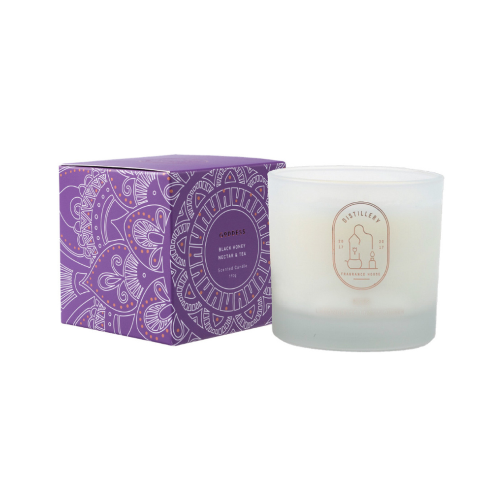 Distillery Fragrance House Soy Candle Goddess Black Honey Nectar & Tea 190g