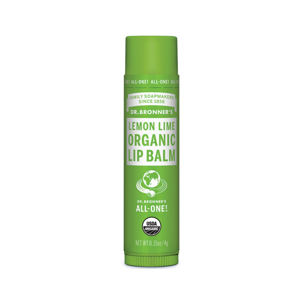 Dr. Bronner's Organic Lip Balm Lemon Lime-The Living Co.