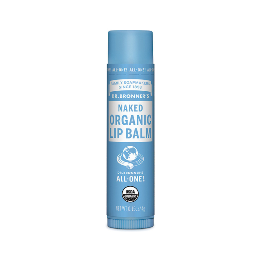 Dr. Bronner's Organic Lip Balm Naked 4g-The Living Co.