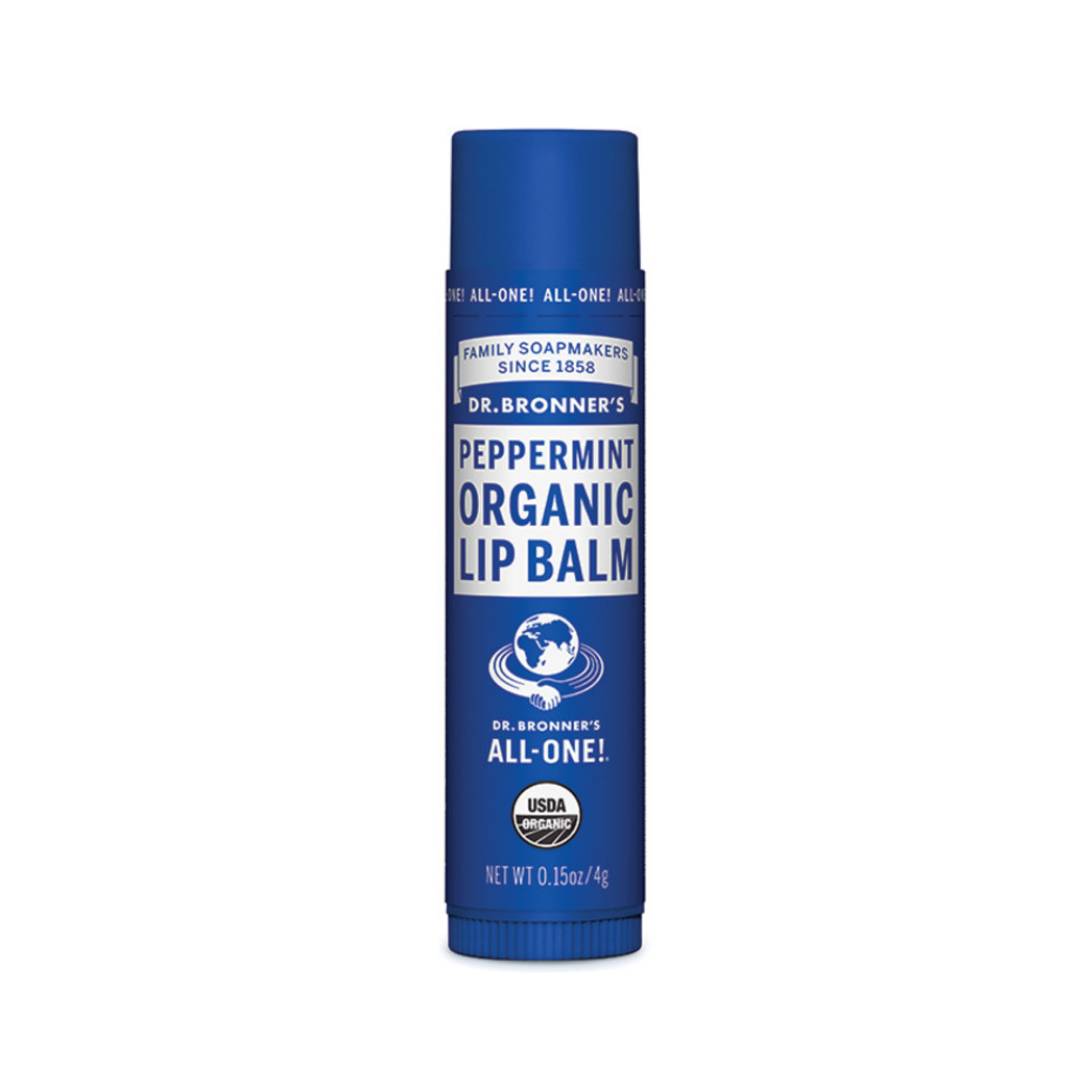 Dr. Bronner's Organic Lip Balm Peppermint 4g