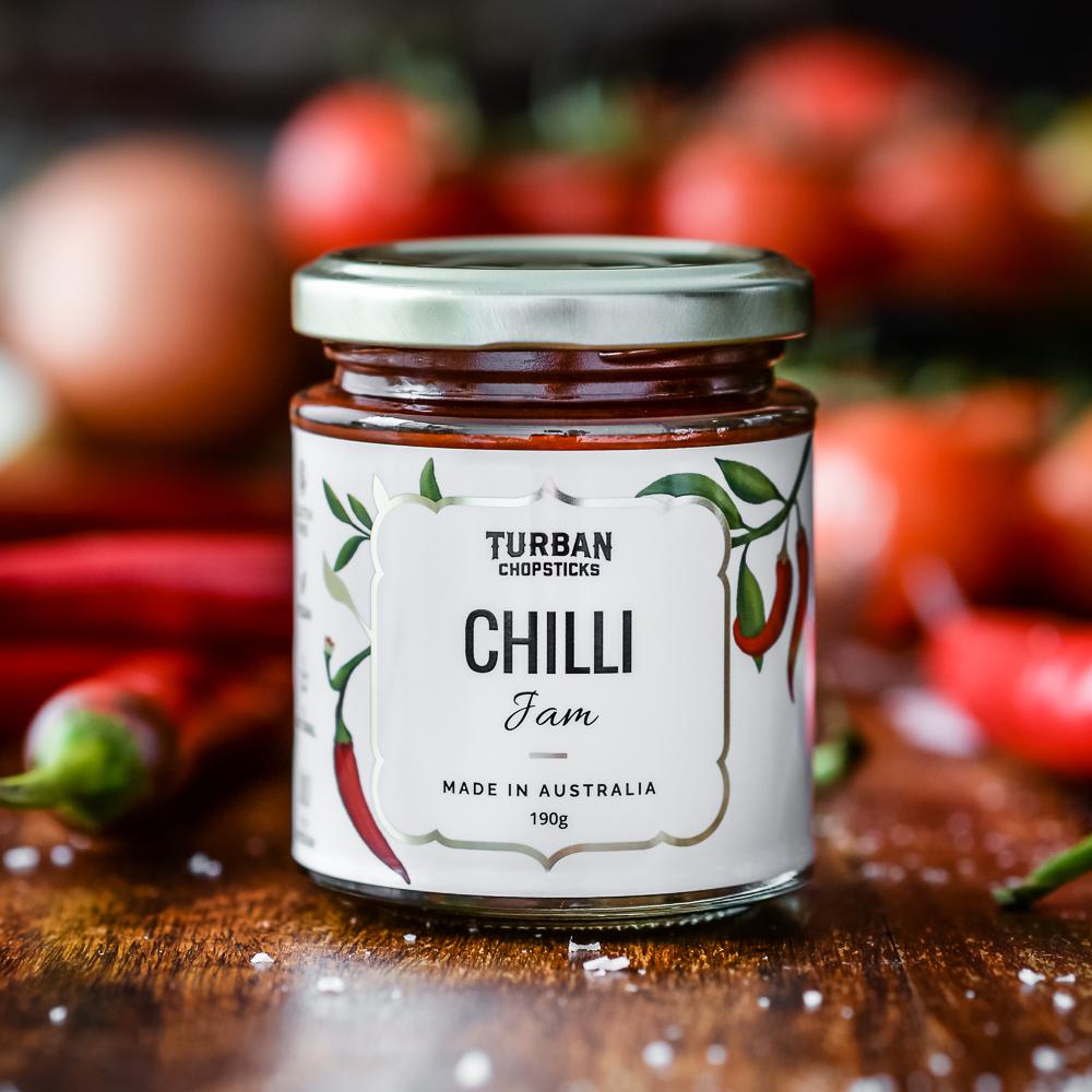 Turban Chopsticks Jam Chilli-The Living Co.