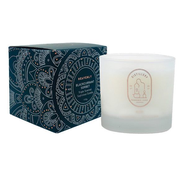 Distillery Fragrance House Soy Candle Heavenly (Blackcurrant Sorbet)-The Living Co.