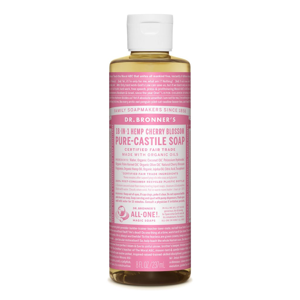 Dr. Bronner's Pure-Castile Liquid Soap Cherry Blossom