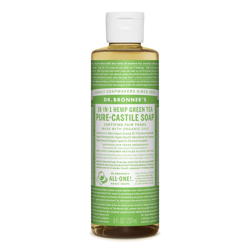 Dr. Bronner's Pure-Castile Liquid Soap Green Tea