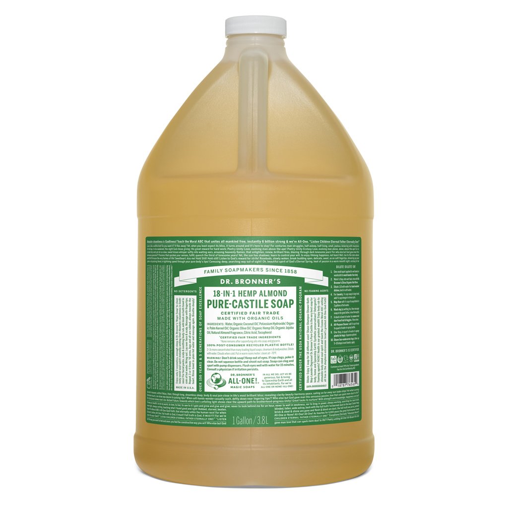 Dr. Bronner's Pure-Castile Liquid Soap Almond