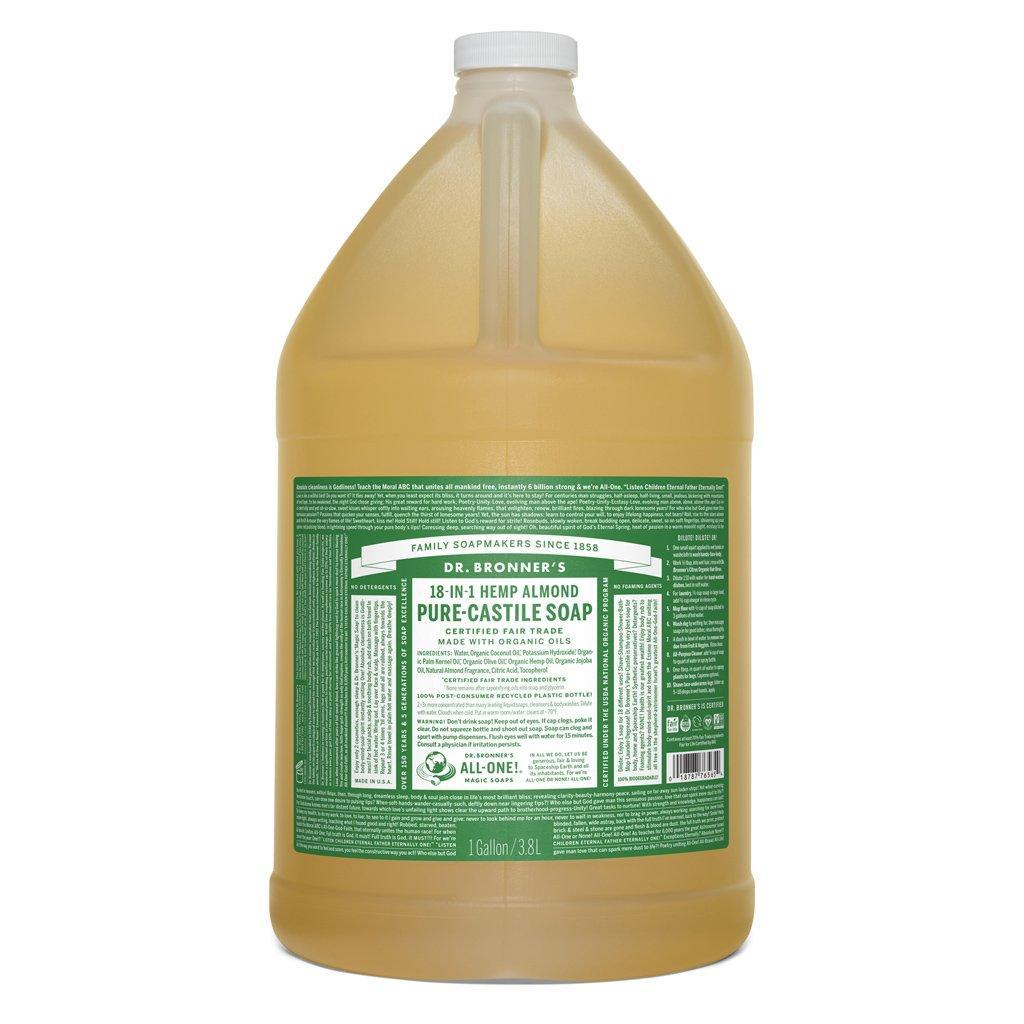Dr. Bronner's Pure-Castile Liquid Soap Almond
