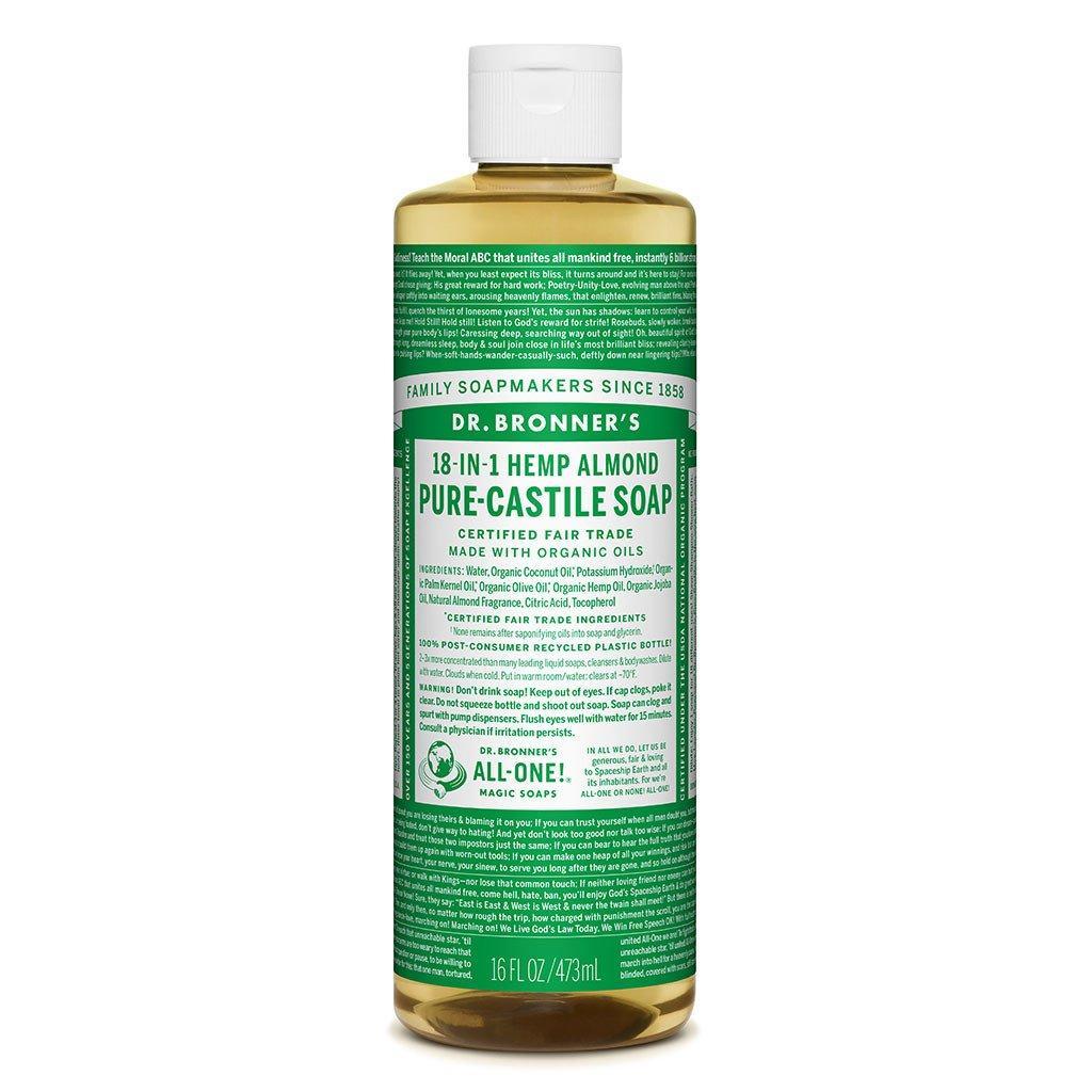 Dr. Bronner's Pure-Castile Liquid Soap Almond