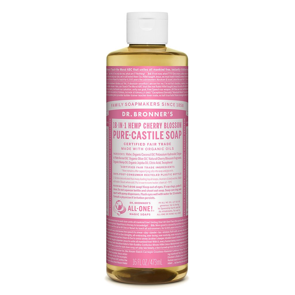 Dr. Bronner's Pure-Castile Liquid Soap Cherry Blossom